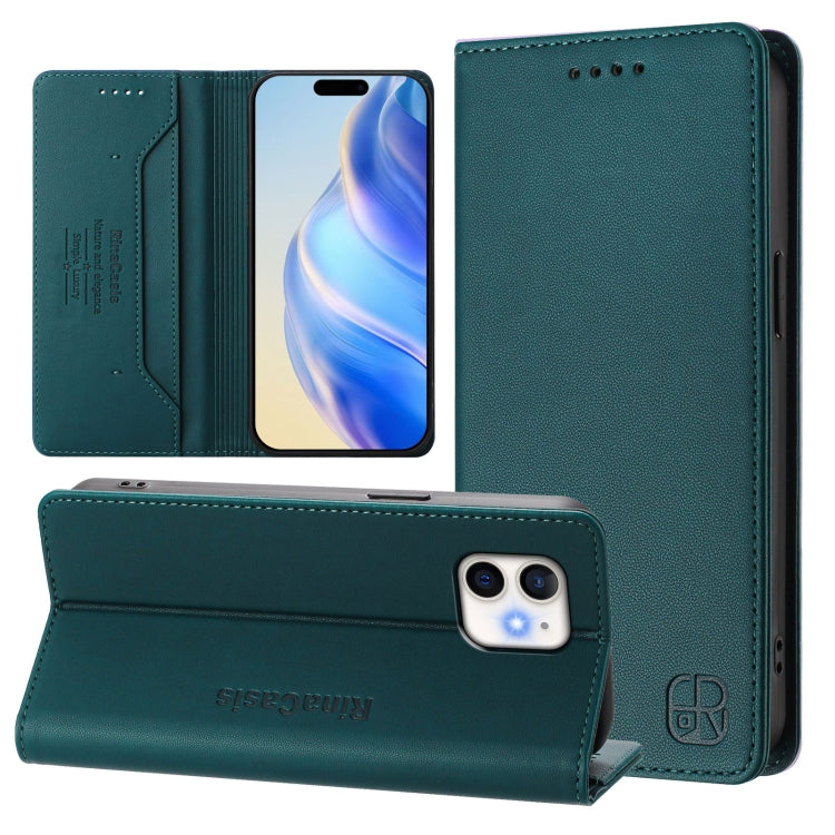 RC01 Dual-Folded Magnetic Suction RFID Leather Phone Case, For iPhone 11 Pro Max, For iPhone 11, For iPhone 11 Pro, For iPhone X / XS, For iPhone XR, For iPhone XS Max, For iPhone 7 Plus / 8 Plus