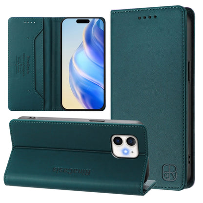 RC01 Dual-Folded Magnetic Suction RFID Leather Phone Case, For iPhone 11 Pro Max, For iPhone 11, For iPhone 11 Pro, For iPhone X / XS, For iPhone XR, For iPhone XS Max, For iPhone 7 Plus / 8 Plus