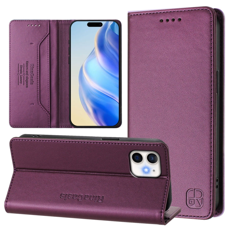 RC01 Dual-Folded Magnetic Suction RFID Leather Phone Case, For iPhone 11 Pro Max, For iPhone 11, For iPhone 11 Pro, For iPhone X / XS, For iPhone XR, For iPhone XS Max, For iPhone 7 Plus / 8 Plus