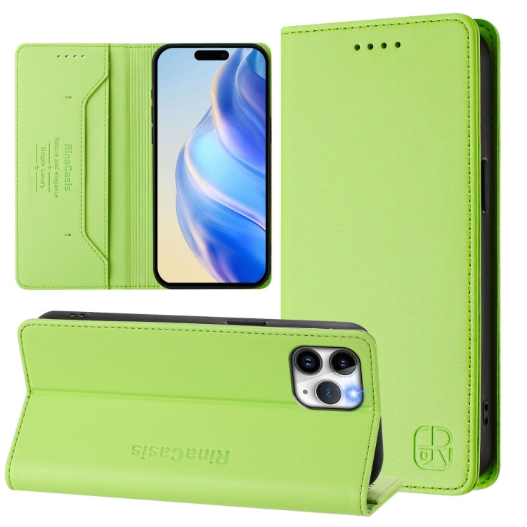 RC01 Dual-Folded Magnetic Suction RFID Leather Phone Case, For iPhone 11 Pro Max, For iPhone 11, For iPhone 11 Pro, For iPhone X / XS, For iPhone XR, For iPhone XS Max, For iPhone 7 Plus / 8 Plus