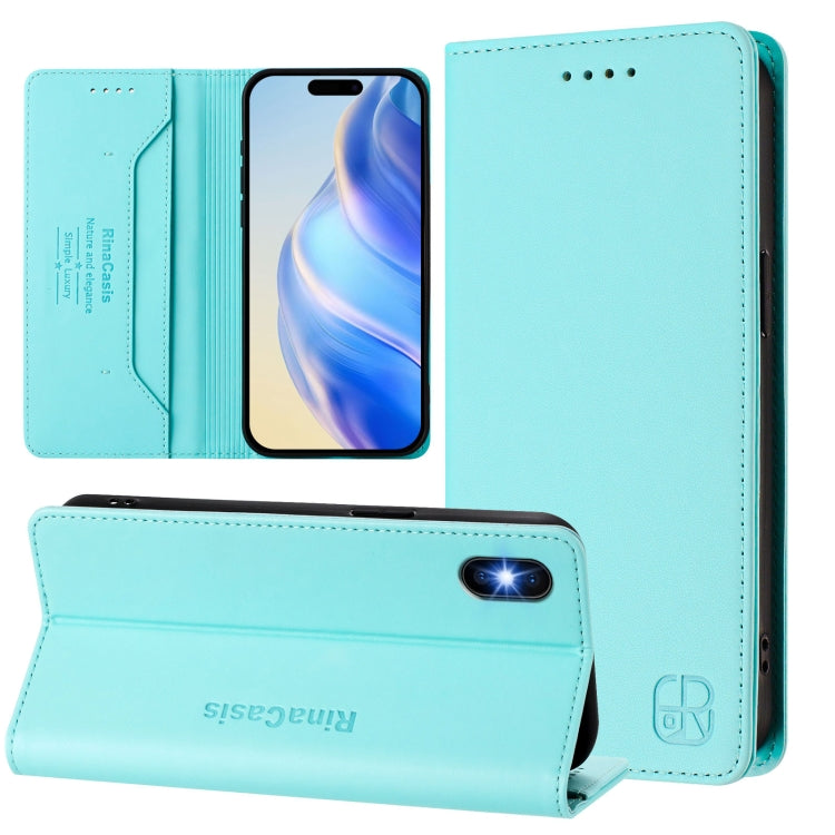 RC01 Dual-Folded Magnetic Suction RFID Leather Phone Case, For iPhone 11 Pro Max, For iPhone 11, For iPhone 11 Pro, For iPhone X / XS, For iPhone XR, For iPhone XS Max, For iPhone 7 Plus / 8 Plus