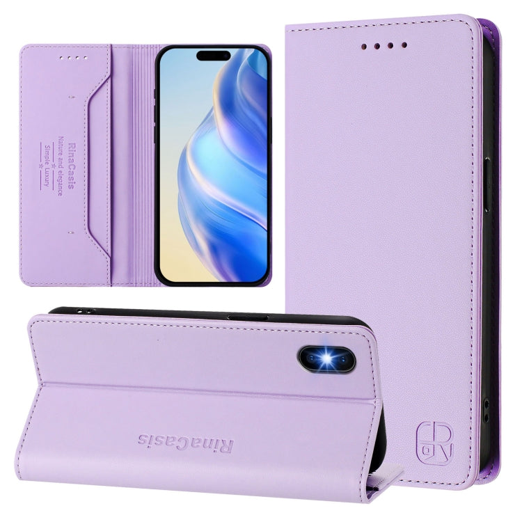 RC01 Dual-Folded Magnetic Suction RFID Leather Phone Case, For iPhone 11 Pro Max, For iPhone 11, For iPhone 11 Pro, For iPhone X / XS, For iPhone XR, For iPhone XS Max, For iPhone 7 Plus / 8 Plus