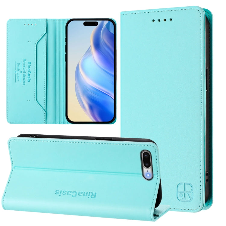 RC01 Dual-Folded Magnetic Suction RFID Leather Phone Case, For iPhone 11 Pro Max, For iPhone 11, For iPhone 11 Pro, For iPhone X / XS, For iPhone XR, For iPhone XS Max, For iPhone 7 Plus / 8 Plus