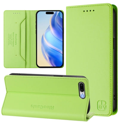 RC01 Dual-Folded Magnetic Suction RFID Leather Phone Case, For iPhone 11 Pro Max, For iPhone 11, For iPhone 11 Pro, For iPhone X / XS, For iPhone XR, For iPhone XS Max, For iPhone 7 Plus / 8 Plus
