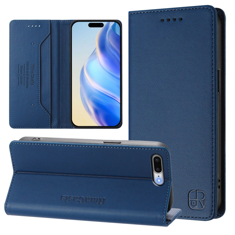 RC01 Dual-Folded Magnetic Suction RFID Leather Phone Case, For iPhone 11 Pro Max, For iPhone 11, For iPhone 11 Pro, For iPhone X / XS, For iPhone XR, For iPhone XS Max, For iPhone 7 Plus / 8 Plus