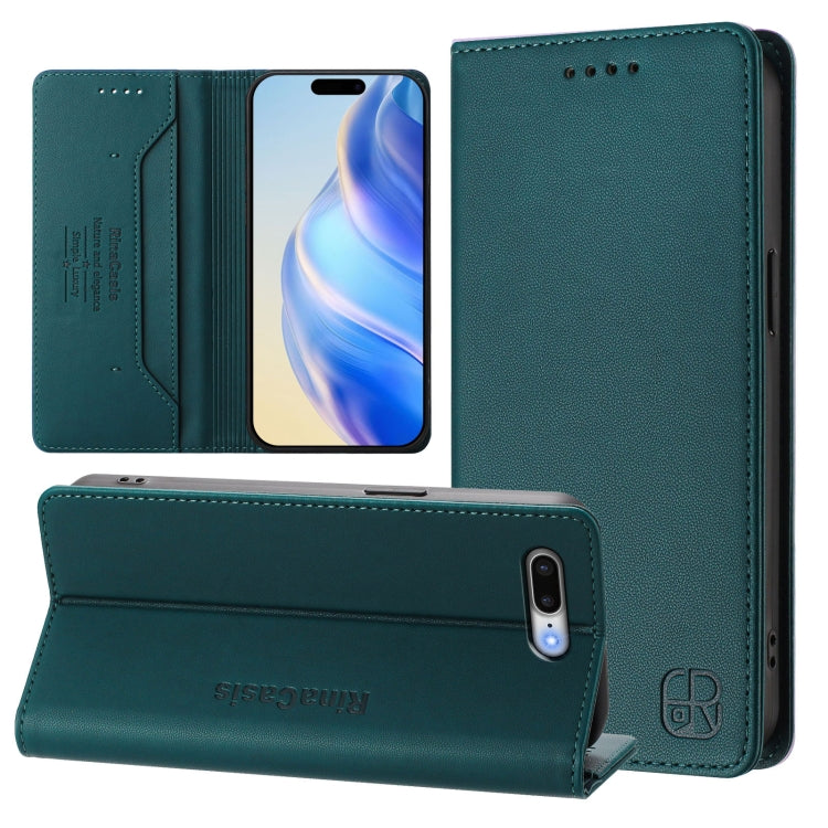 RC01 Dual-Folded Magnetic Suction RFID Leather Phone Case, For iPhone 11 Pro Max, For iPhone 11, For iPhone 11 Pro, For iPhone X / XS, For iPhone XR, For iPhone XS Max, For iPhone 7 Plus / 8 Plus