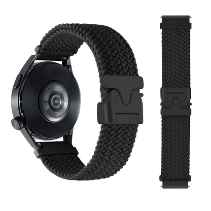 Snap Button Nylon Braided Watch Band, 20mm, 22mm