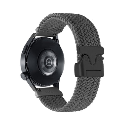 Snap Button Nylon Braided Watch Band, 20mm, 22mm