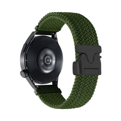 Snap Button Nylon Braided Watch Band, 20mm, 22mm