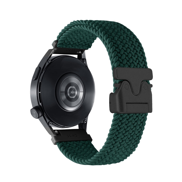 Snap Button Nylon Braided Watch Band, 20mm, 22mm