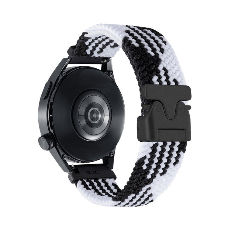 Snap Button Nylon Braided Watch Band, 20mm, 22mm