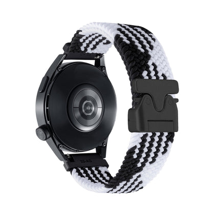Snap Button Nylon Braided Watch Band, 20mm, 22mm