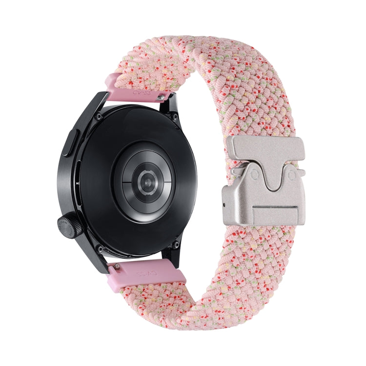 Snap Button Nylon Braided Watch Band, 20mm, 22mm