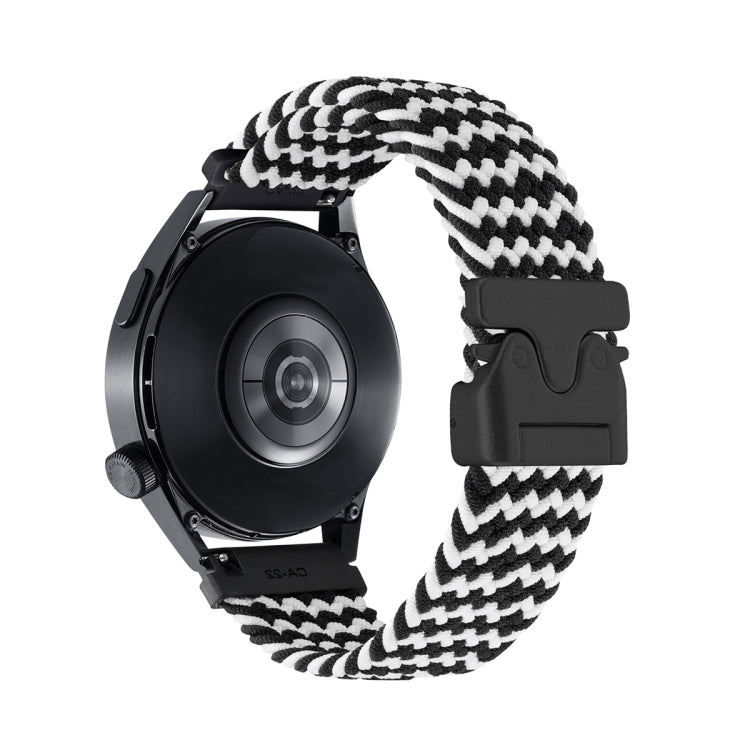 Snap Button Nylon Braided Watch Band, 20mm, 22mm