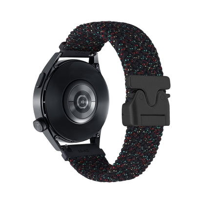 Snap Button Nylon Braided Watch Band, 20mm, 22mm