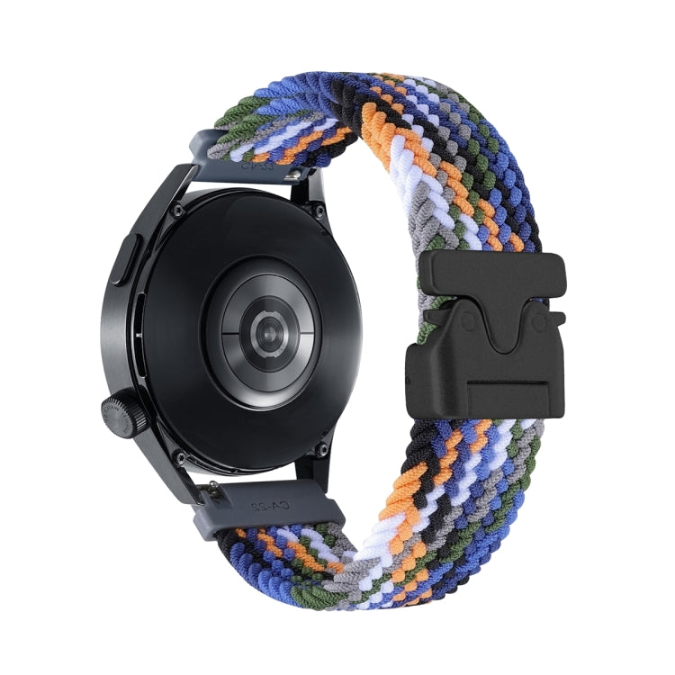 Snap Button Nylon Braided Watch Band, 20mm, 22mm