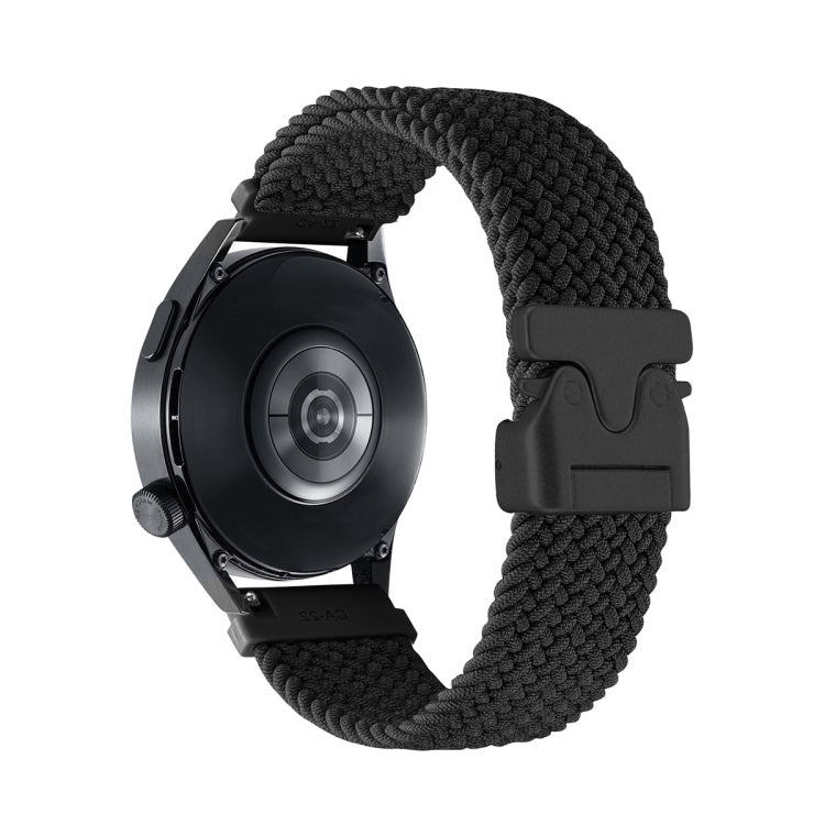 Snap Button Nylon Braided Watch Band, 20mm, 22mm