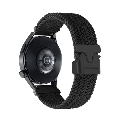 Snap Button Nylon Braided Watch Band, 20mm, 22mm