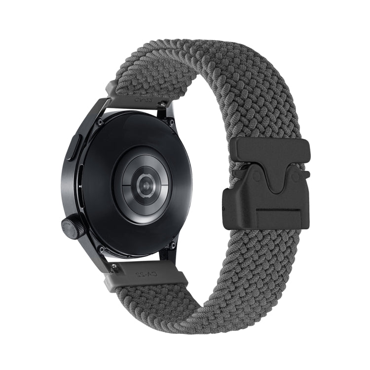 Snap Button Nylon Braided Watch Band, 20mm, 22mm