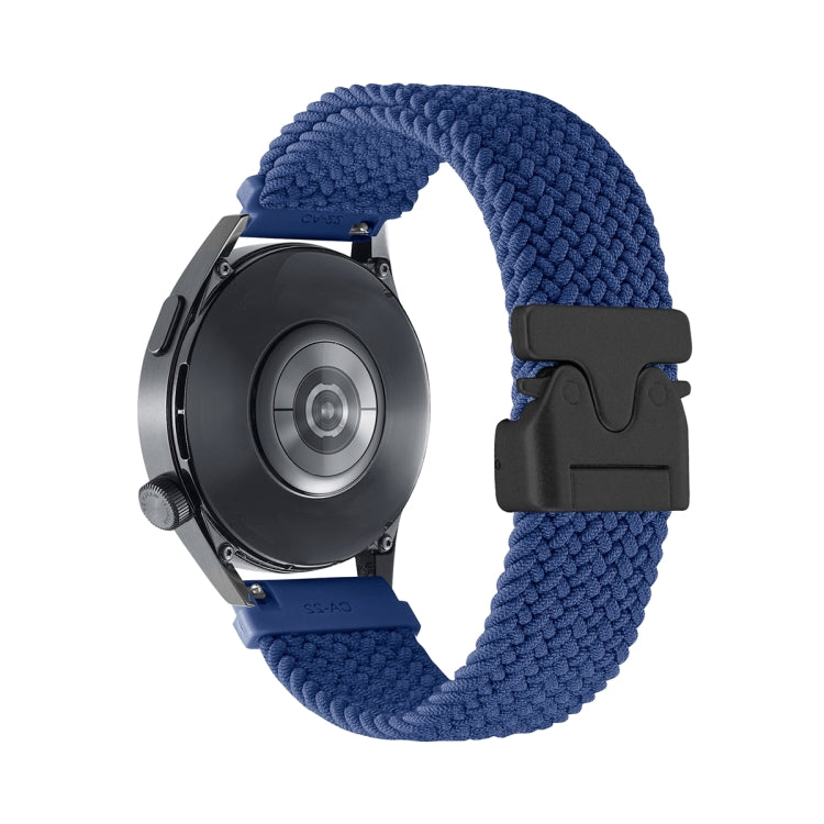 Snap Button Nylon Braided Watch Band, 20mm, 22mm