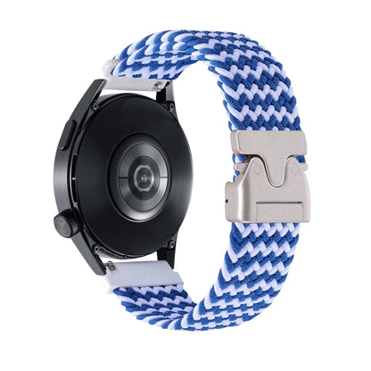 Snap Button Nylon Braided Watch Band, 20mm, 22mm