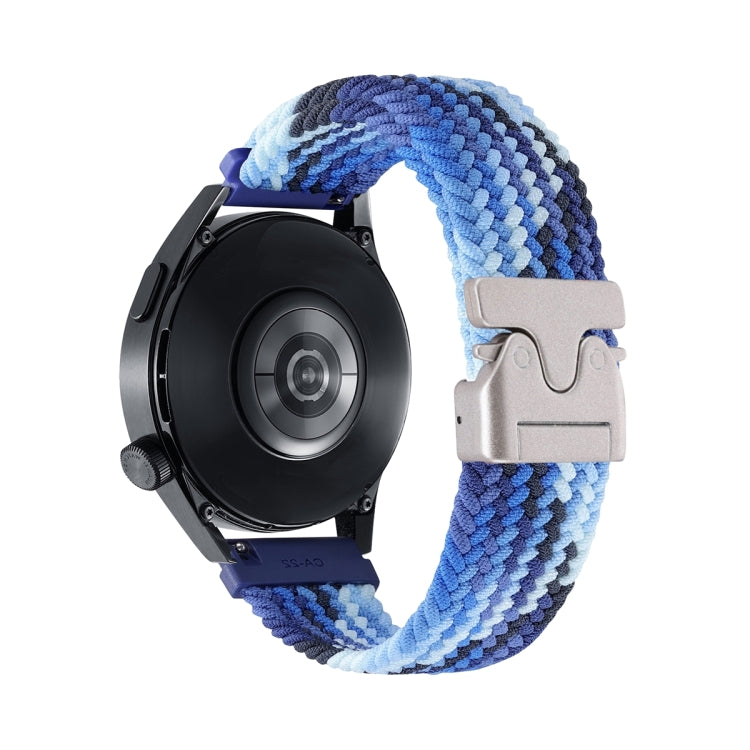 Snap Button Nylon Braided Watch Band, 20mm, 22mm