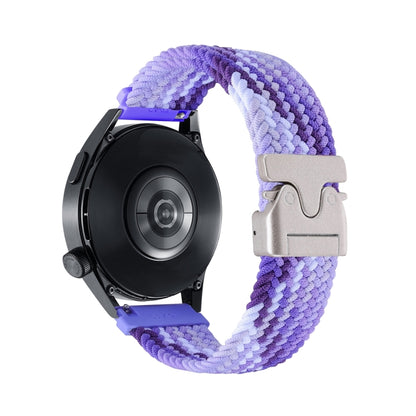 Snap Button Nylon Braided Watch Band, 20mm, 22mm