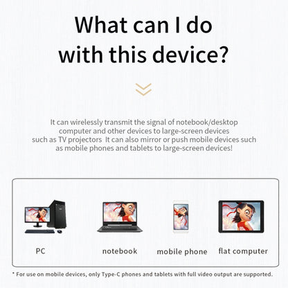 Q29+R39 1080P Type-C Wireless Screen Adapter, Q29+R39