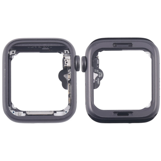 Aluminium Alloy Middle Frame Bezel Plate with Crown Spin Axis Flex Cable, For Apple Watch SE 2020 40MM LTE, For Apple Watch SE 2020 40MM GPS, For Apple Watch Series SE 2020 44MM LTE, For Apple Watch SE 2020 44MM GPS, For Apple Watch Series 5 44MM LTE