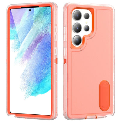 Rugged PC Hybrid Silicone Phone Case with Holder, For Samsung Galaxy S26 Ultra 5G, For Samsung Galaxy S26 Pro 5G, For Samsung Galaxy S25 FE 5G, For Samsung Galaxy S24 / S25 5G, For Samsung Galaxy S24+ / S25+ 5G, For Samsung Galaxy S25 Ultra 5G