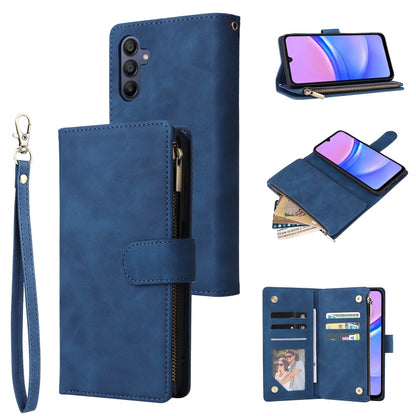 Multifunctional Frosted Zipper Wallet Leather Phone Case, For Samsung Galaxy A07 4G / 5G, For Samsung Galaxy A17 5G, For Samsung Galaxy A56 5G, For Samsung Galaxy A26 5G, For Samsung Galaxy A36 5G, For Samsung Galaxy A16 5G, For Samsung Galaxy A06 4G