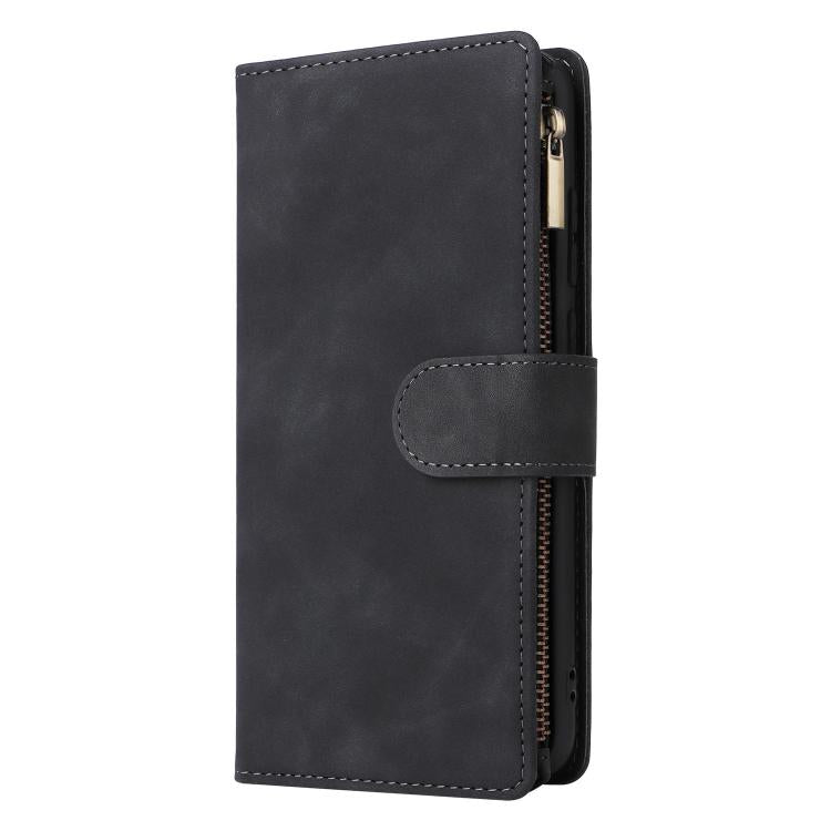 Multifunctional Frosted Zipper Wallet Leather Phone Case, For Samsung Galaxy A07 4G / 5G, For Samsung Galaxy A17 5G, For Samsung Galaxy A56 5G, For Samsung Galaxy A26 5G, For Samsung Galaxy A36 5G, For Samsung Galaxy A16 5G, For Samsung Galaxy A06 4G