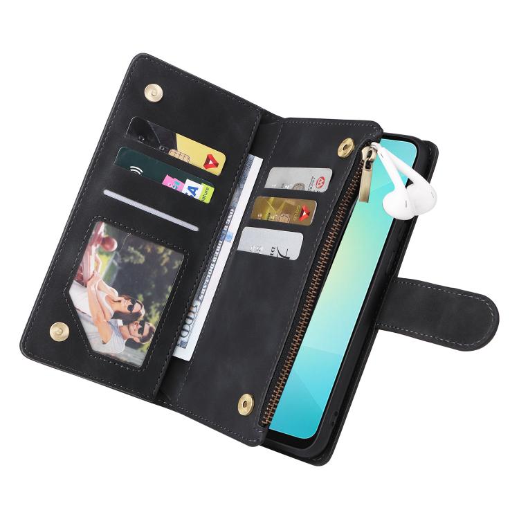 Multifunctional Frosted Zipper Wallet Leather Phone Case, For Samsung Galaxy A07 4G / 5G, For Samsung Galaxy A17 5G, For Samsung Galaxy A56 5G, For Samsung Galaxy A26 5G, For Samsung Galaxy A36 5G, For Samsung Galaxy A16 5G, For Samsung Galaxy A06 4G
