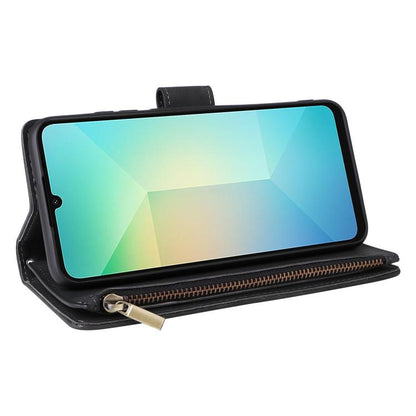 Multifunctional Frosted Zipper Wallet Leather Phone Case, For Samsung Galaxy A07 4G / 5G, For Samsung Galaxy A17 5G, For Samsung Galaxy A56 5G, For Samsung Galaxy A26 5G, For Samsung Galaxy A36 5G, For Samsung Galaxy A16 5G, For Samsung Galaxy A06 4G