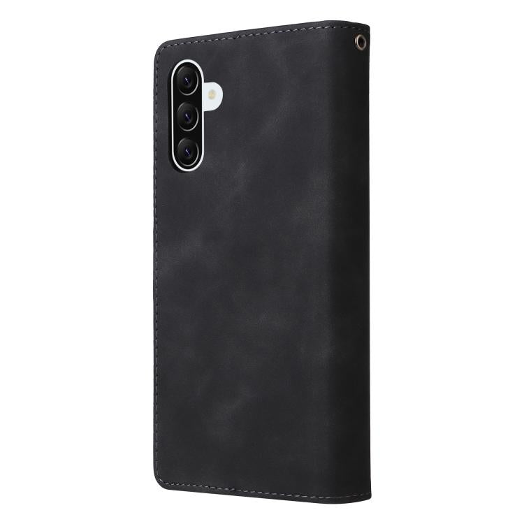 Multifunctional Frosted Zipper Wallet Leather Phone Case, For Galaxy A57 5G, For Galaxy A37 5G, For Galaxy A27 5G, For Galaxy A07 4G / 5G, For Galaxy A17 5G, For Galaxy A56 5G, For Galaxy A26 5G, For Galaxy A36 5G, For Galaxy A16 5G, For Galaxy A06 4G