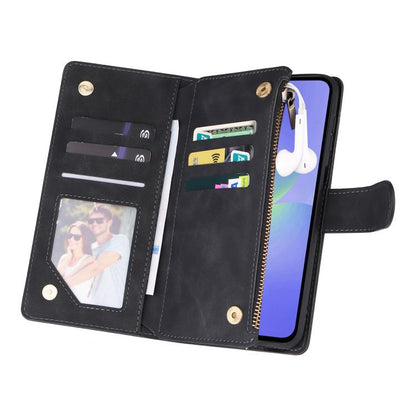 Multifunctional Frosted Zipper Wallet Leather Phone Case, For Galaxy A57 5G, For Galaxy A37 5G, For Galaxy A27 5G, For Galaxy A07 4G / 5G, For Galaxy A17 5G, For Galaxy A56 5G, For Galaxy A26 5G, For Galaxy A36 5G, For Galaxy A16 5G, For Galaxy A06 4G