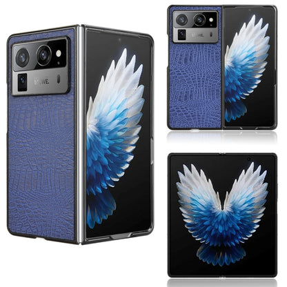 Crocodile Texture Back Cover Phone Case, For Tecno Phantom V Flip2, For Tecno Phantom V Fold2