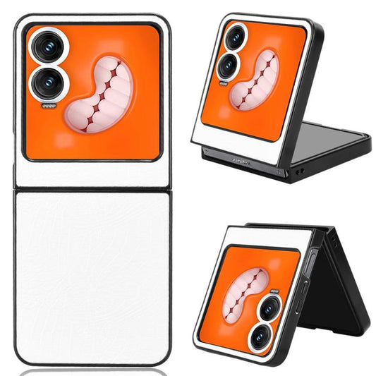 Crocodile Texture Back Cover Phone Case, For Tecno Phantom V Flip2, For Tecno Phantom V Fold2