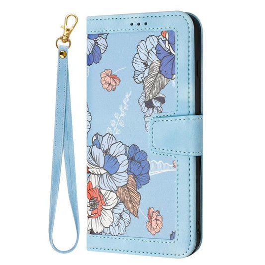 Floral Pattern Leather Phone Case with Lanyard, For Google Pixel 11 Pro XL, For Google Pixel 11 / 11 Pro, For Google Pixel 10a, For Google Pixel 9a, For Google Pixel 9 Pro XL, For Google Pixel 9 / 9 Pro, For Google Pixel 8a, For Google Pixel 8 Pro     ...