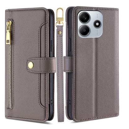 Sheep Texture Cross-body Zipper Wallet Leather Phone Case, For Redmi A7 Pro 171mm / Poco C85x 5G, For Redmi Turbo 5 Max 5G / Poco X8 Pro Max 5G, For Redmi Turbo 5 5G / Poco X8 Pro 5G, For Redmi K90 Pro Max 5G / Poco F8 Ultra                            ...