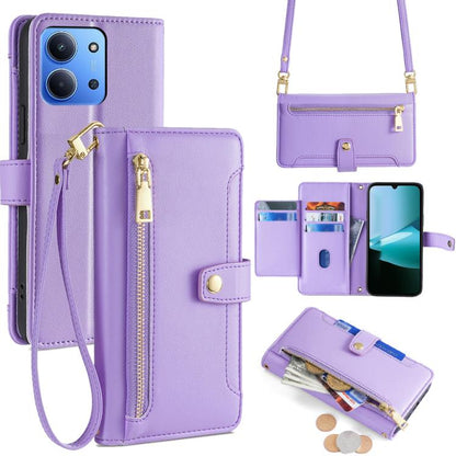 Sheep Texture Cross-body Zipper Wallet Leather Phone Case, For Redmi A7 Pro 171mm / Poco C85x 5G, For Redmi Turbo 5 Max 5G / Poco X8 Pro Max 5G, For Redmi Turbo 5 5G / Poco X8 Pro 5G, For Redmi K90 Pro Max 5G / Poco F8 Ultra                            ...