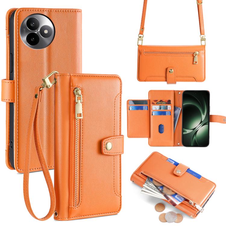 Sheep Texture Cross-body Zipper Wallet Leather Phone Case, For Redmi A7 Pro 171mm / Poco C85x 5G, For Redmi Turbo 5 Max 5G / Poco X8 Pro Max 5G, For Redmi Turbo 5 5G / Poco X8 Pro 5G, For Redmi K90 Pro Max 5G / Poco F8 Ultra                            ...
