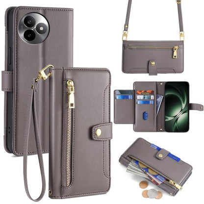 Sheep Texture Cross-body Zipper Wallet Leather Phone Case, For Redmi A7 Pro 171mm / Poco C85x 5G, For Redmi Turbo 5 Max 5G / Poco X8 Pro Max 5G, For Redmi Turbo 5 5G / Poco X8 Pro 5G, For Redmi K90 Pro Max 5G / Poco F8 Ultra                            ...