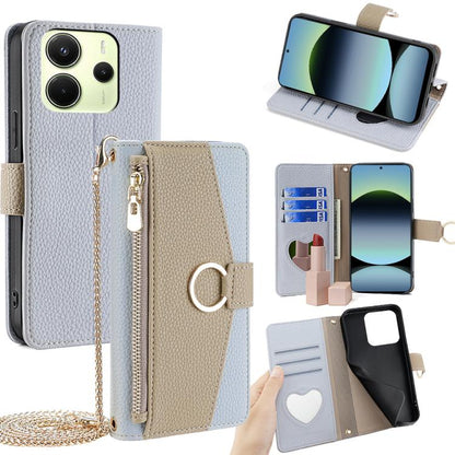 Crossbody Litchi Texture Leather Phone Case, For Redmi A7 Pro 171mm / Poco C85x 5G, For Redmi Turbo 5 Max 5G / Poco X8 Pro Max 5G, For Redmi Turbo 5 5G / Poco X8 Pro 5G, For Redmi K90 Pro Max / Poco F8 Ultra, For Redmi K90 / Poco F8 Pro                ...