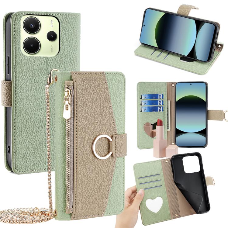 Crossbody Litchi Texture Leather Phone Case, For Redmi A7 Pro 171mm / Poco C85x 5G, For Redmi Turbo 5 Max 5G / Poco X8 Pro Max 5G, For Redmi Turbo 5 5G / Poco X8 Pro 5G, For Redmi K90 Pro Max / Poco F8 Ultra, For Redmi K90 / Poco F8 Pro                ...