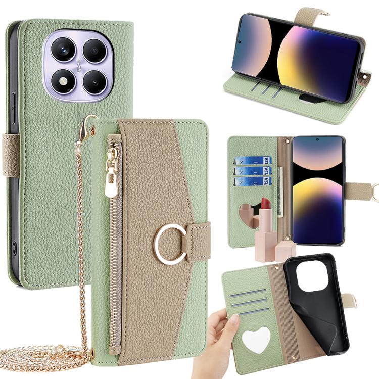 Crossbody Litchi Texture Leather Phone Case, For Redmi A7 Pro 171mm / Poco C85x 5G, For Redmi Turbo 5 Max 5G / Poco X8 Pro Max 5G, For Redmi Turbo 5 5G / Poco X8 Pro 5G, For Redmi K90 Pro Max / Poco F8 Ultra, For Redmi K90 / Poco F8 Pro                ...