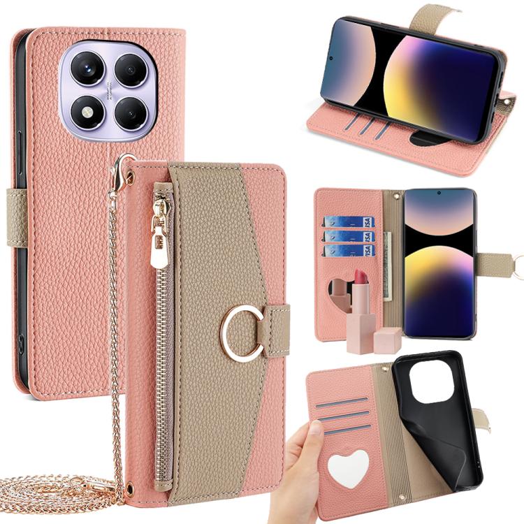 Crossbody Litchi Texture Leather Phone Case, For Redmi A7 Pro 171mm / Poco C85x 5G, For Redmi Turbo 5 Max 5G / Poco X8 Pro Max 5G, For Redmi Turbo 5 5G / Poco X8 Pro 5G, For Redmi K90 Pro Max / Poco F8 Ultra, For Redmi K90 / Poco F8 Pro                ...