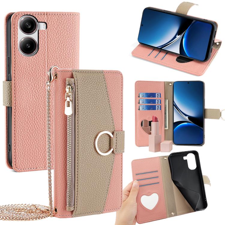 Crossbody Litchi Texture Leather Phone Case, For Redmi A7 Pro 171mm / Poco C85x 5G, For Redmi Turbo 5 Max 5G / Poco X8 Pro Max 5G, For Redmi Turbo 5 5G / Poco X8 Pro 5G, For Redmi K90 Pro Max / Poco F8 Ultra, For Redmi K90 / Poco F8 Pro                ...