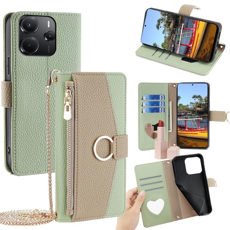 Crossbody Litchi Texture Leather Phone Case, For Redmi A7 Pro 171mm / Poco C85x 5G, For Redmi Turbo 5 Max 5G / Poco X8 Pro Max 5G, For Redmi Turbo 5 5G / Poco X8 Pro 5G, For Redmi K90 Pro Max / Poco F8 Ultra, For Redmi K90 / Poco F8 Pro                ...
