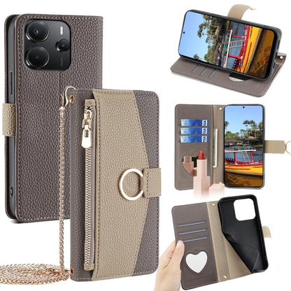 Crossbody Litchi Texture Leather Phone Case, For Redmi A7 Pro 171mm / Poco C85x 5G, For Redmi Turbo 5 Max 5G / Poco X8 Pro Max 5G, For Redmi Turbo 5 5G / Poco X8 Pro 5G, For Redmi K90 Pro Max / Poco F8 Ultra, For Redmi K90 / Poco F8 Pro                ...